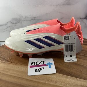 Men 7/Women 8-Adidas COPA Pure 3 ELITE FG Football White Soccer nby Cleat JH8728
